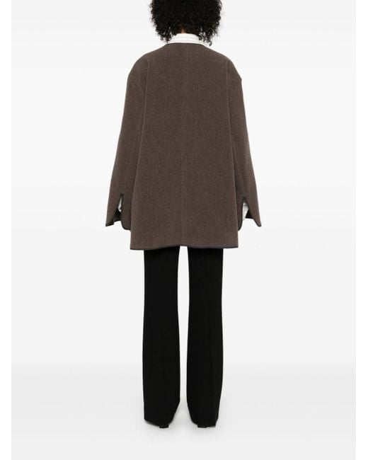 Giacca Con Zip di Totême  in Brown