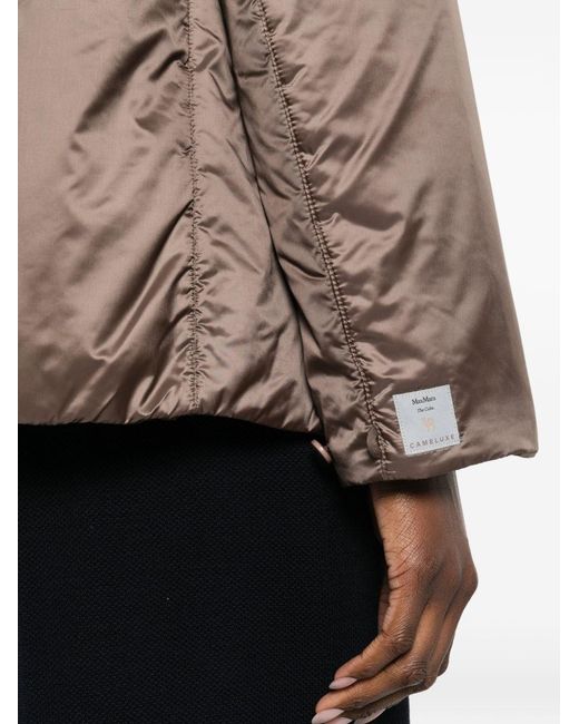 Max Mara Brown Padded Blouson Jacket