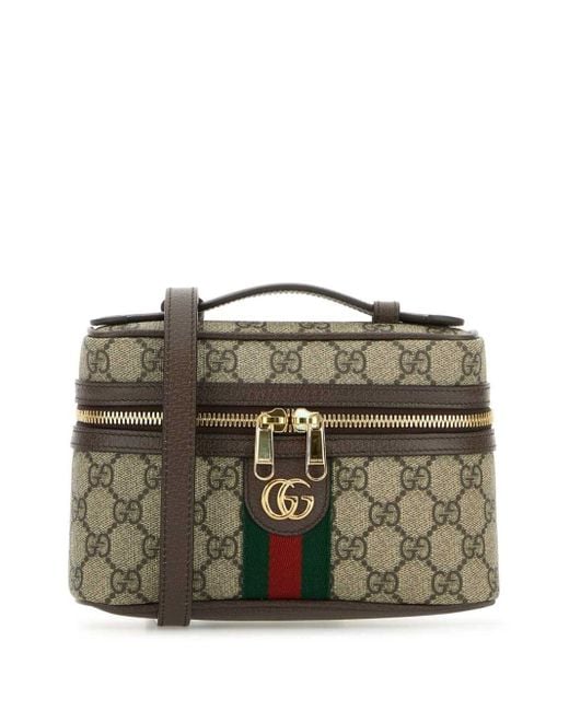 Gucci Brown Ophidia Gg Mini Bag