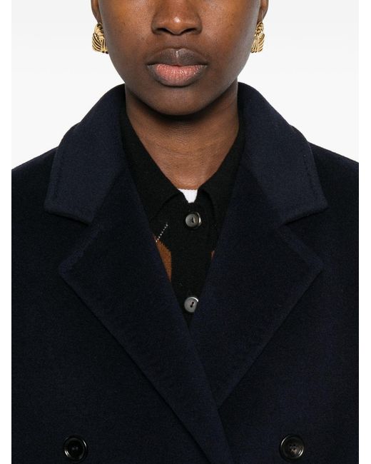 Max Mara Blue Rebus Coat