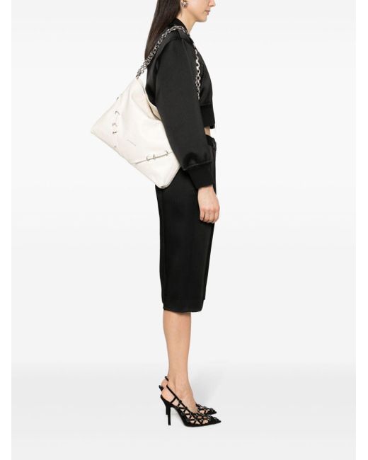 Givenchy Natural Voyou Medium Leather Shoulder Bag