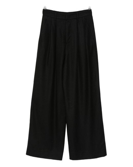 Susanne Bommer Black Cotton Blend Trousers