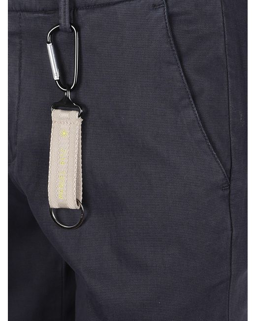 Manuel Ritz Blue American Pocket Trousers for men