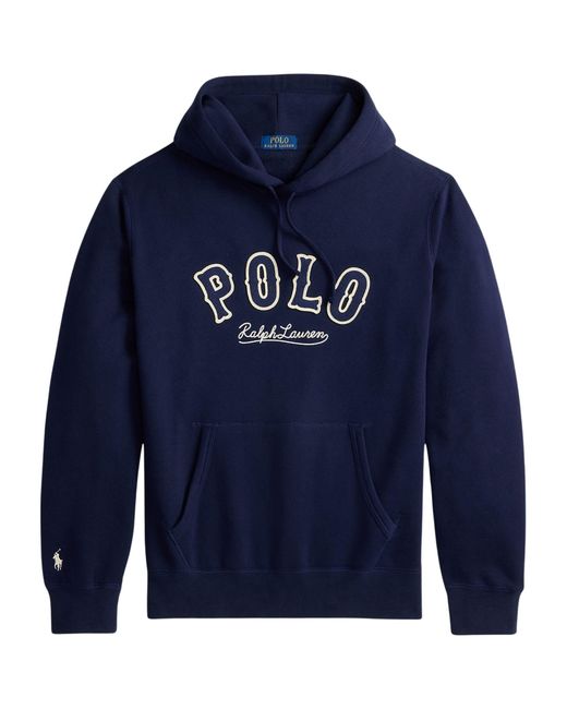 Polo Ralph Lauren Blue The Rl Fleece Western Logo Sweatshirt for men