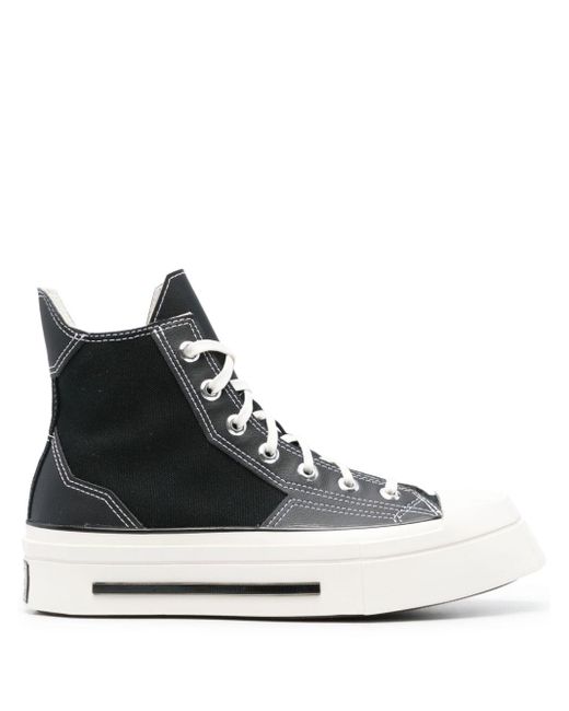 Converse Black Chuck 70 De Luxe Squared Hi Sneakers