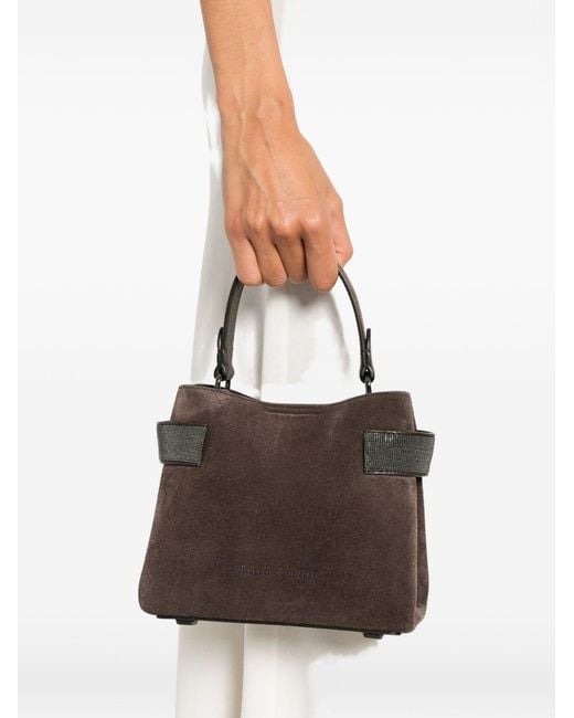 Brunello Cucinelli Brown Leather Handbag
