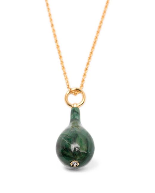Totême White Jade Drop Necklace