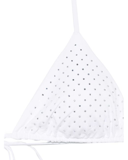 Fisico White Bikini With Studs