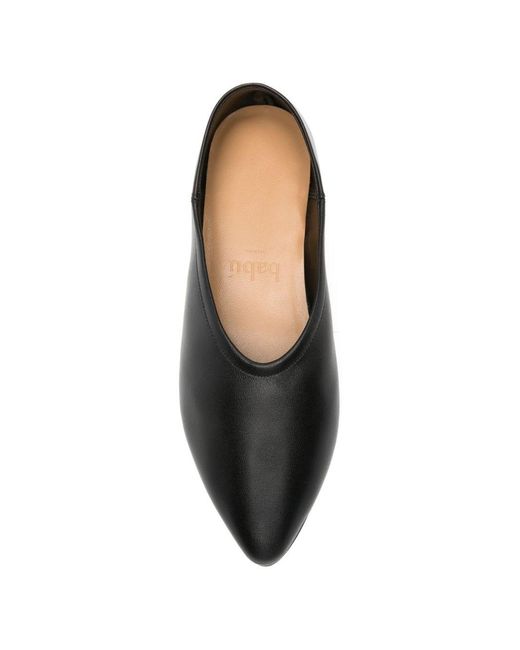 babú Milano Black City Ballet Flats