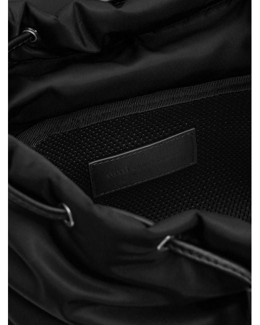 AMI Black Marcel Small Nylon Backpack