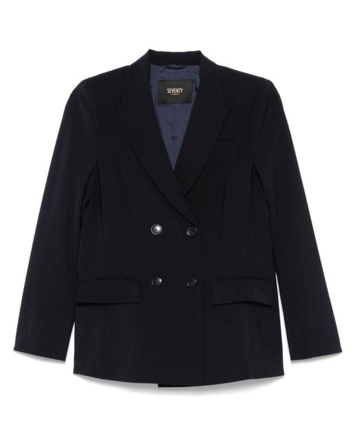 Seventy Blue Lightweight Wool Blazer