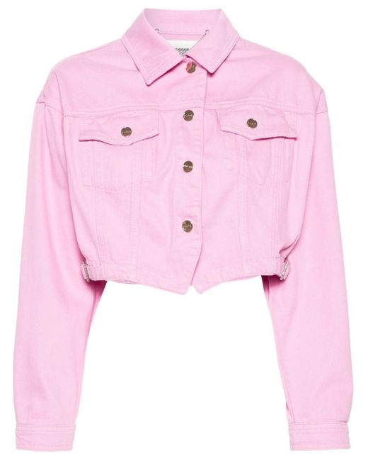 Blugirl Blumarine Pink Jacket With Logo