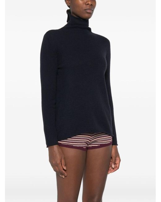Be You Black Cashmere Turtle-Neck Sweater