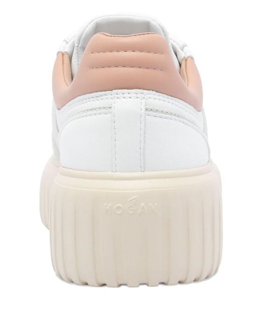 Hogan White Powder Shoes Sneakers