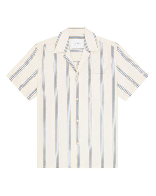 Les Deux White Shirt Striped for men