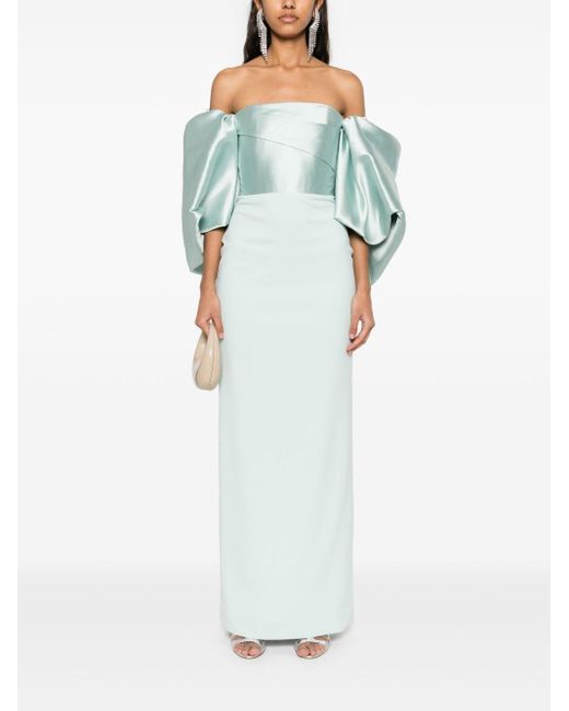 Solace London Blue Floris Maxi Dress