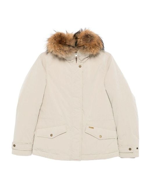 Woolrich Natural Grace Fur Jacket