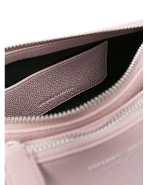 Emporio Armani Pink Logo-print Cross Body Bag