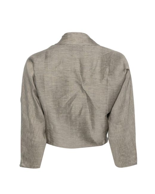 Cortana Natural Aria Linen Jacket