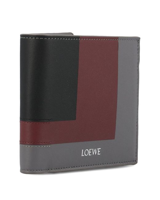 Loewe Purple Leather Wallet for men