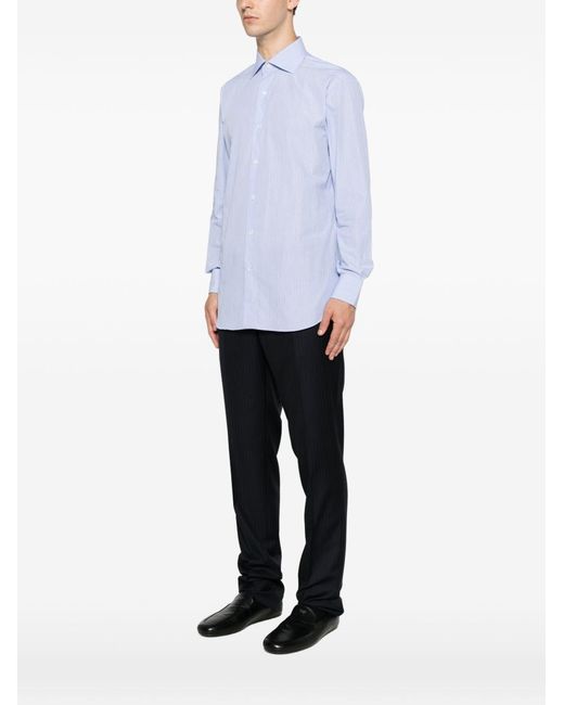 Brioni White Cotton Shirt for men