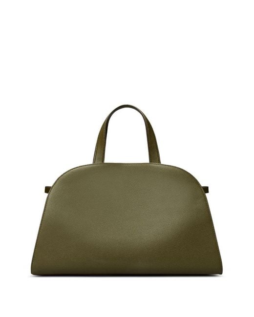 Tory Burch Green Romy Leather Boston Bag