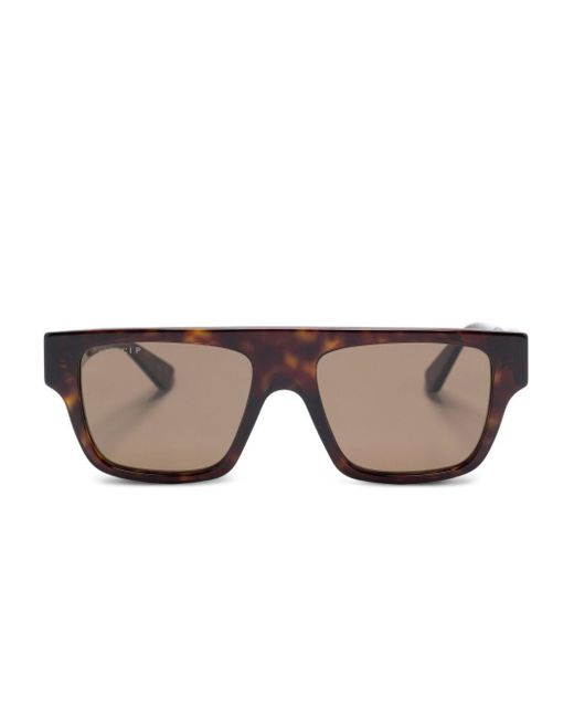 Gucci Brown Rectangular Shape Sunglasses
