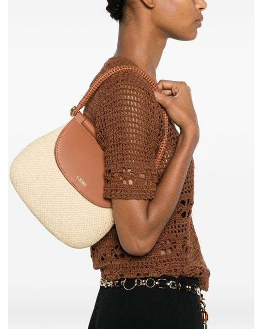 Loewe Natural Paula's Ibiza Pescador Medium Rafia Handbag