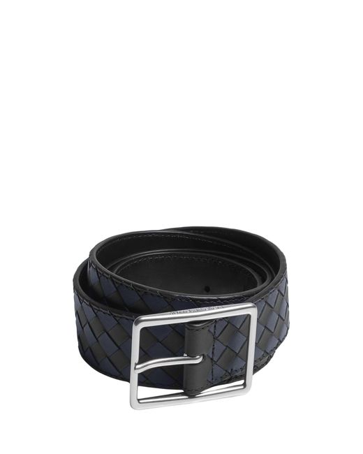 Bottega Veneta Black Braided Belt for men