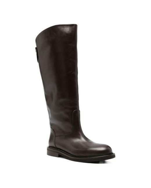 Poeve Black Finn Leather Boots