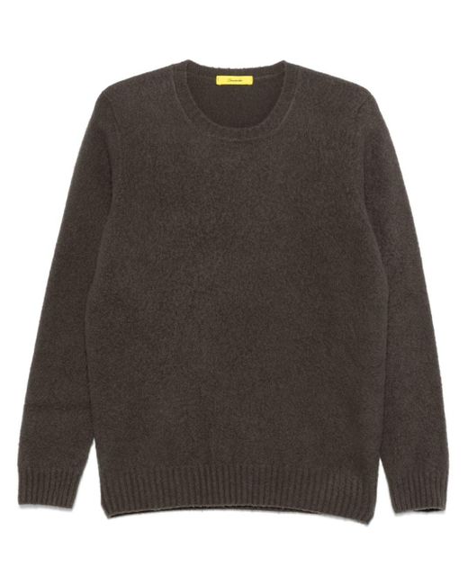 Drumohr Gray Fleece Sweater for men