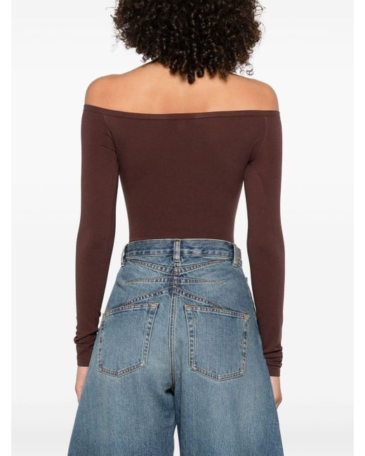 Alaïa Natural Second Skin Bodysuit