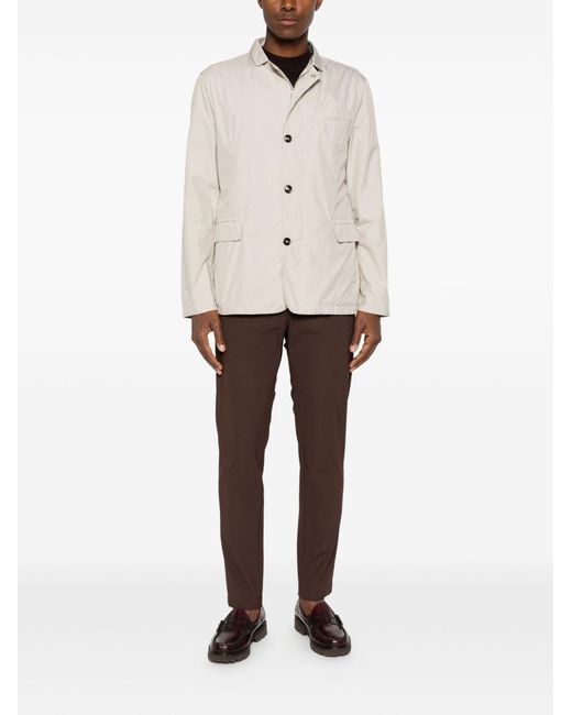 Heskimo White Overshirt With Logo for men