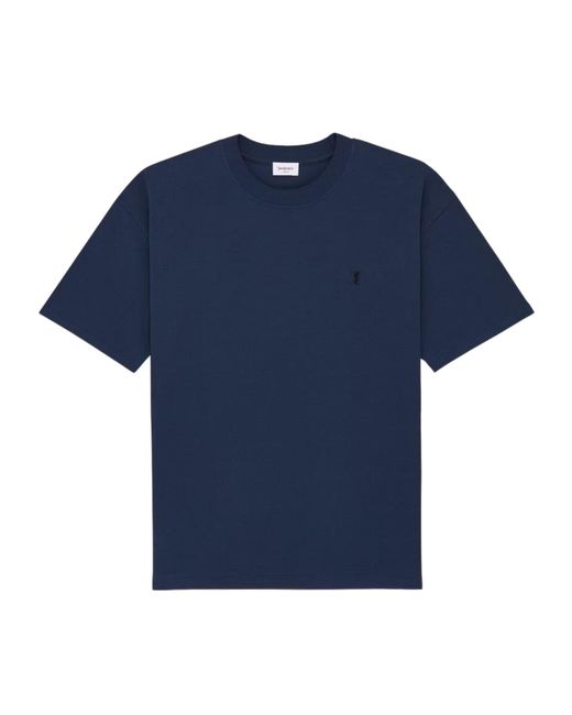 Saint Laurent Blue Oversized Cassandre T-Shirt for men