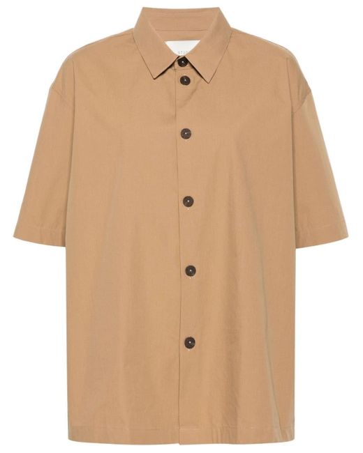 Camicia di Studio Nicholson in Natural