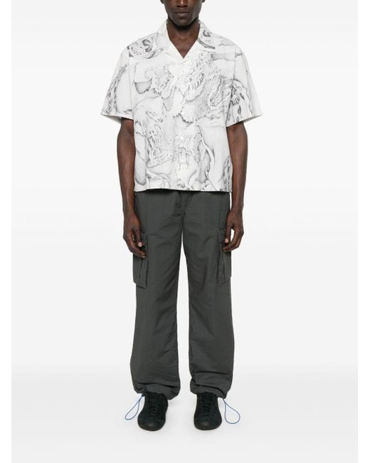 Brain Dead Gray Cargo Pant for men