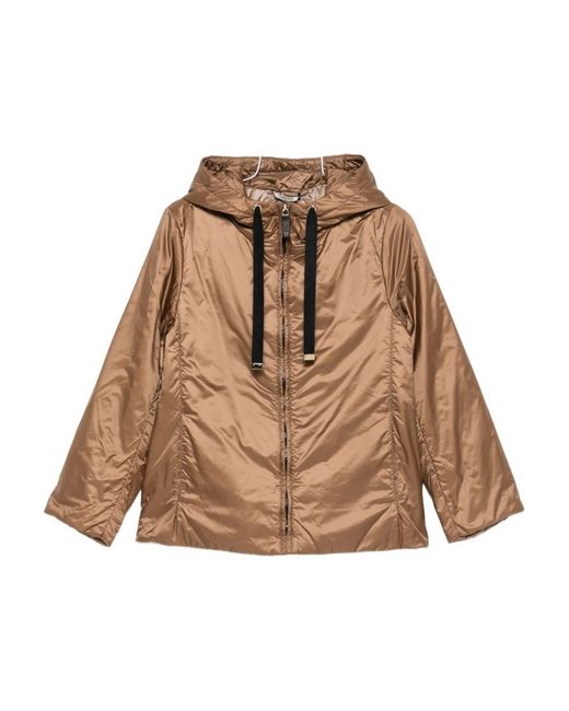 Max Mara Brown Nylon Jacket