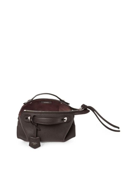 Fendi Brown By The Way Mini Leather Handbag
