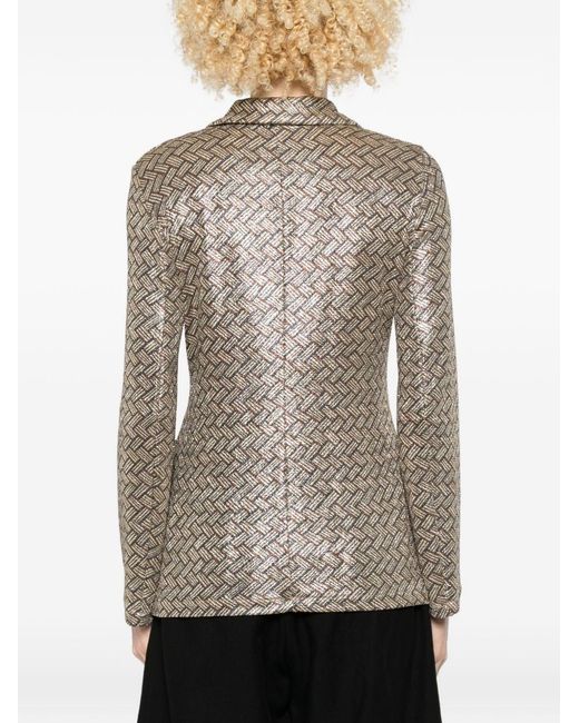 Siyu Brown Tallis Single-Breasted Jacket