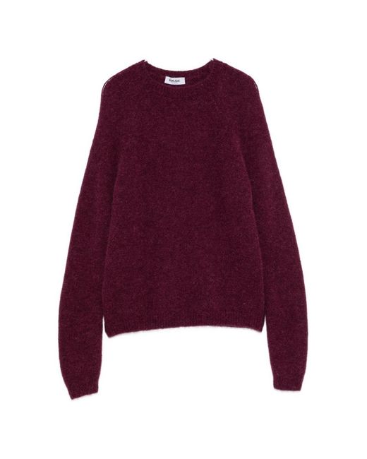 Base London Purple Wool Crewneck Sweater