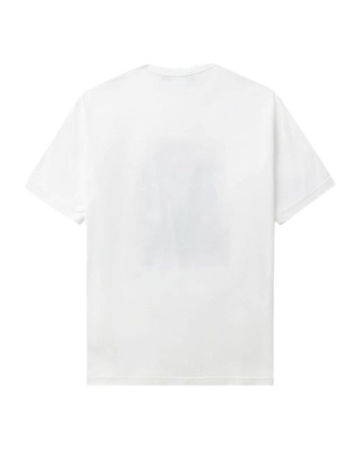 Junya Watanabe White Paris Fashion Week Cotton T-shirt for men