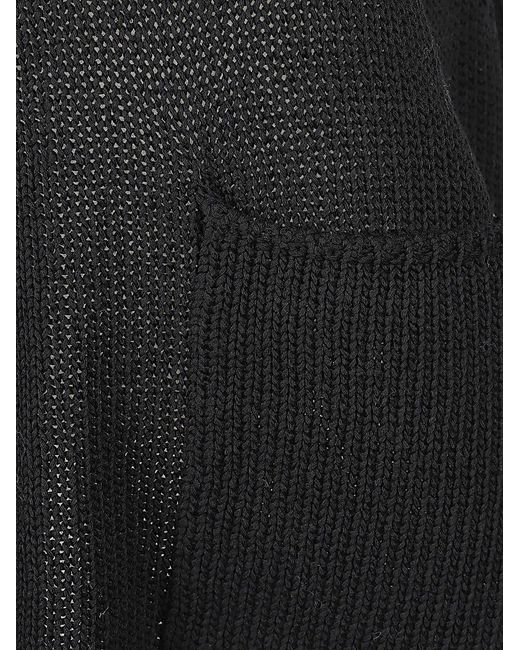 MIZUIRO Black Cotton Vest