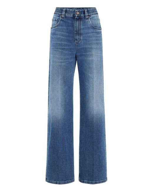 Brunello Cucinelli Blue Denim Cotton Jeans