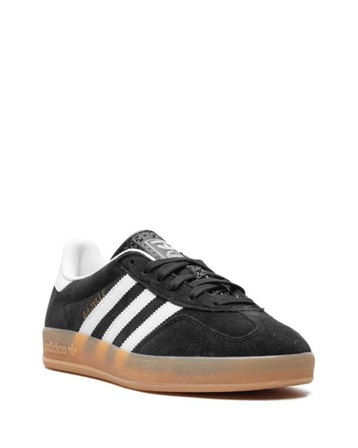 Adidas Originals Black Gazelle Indoor Shoes for men