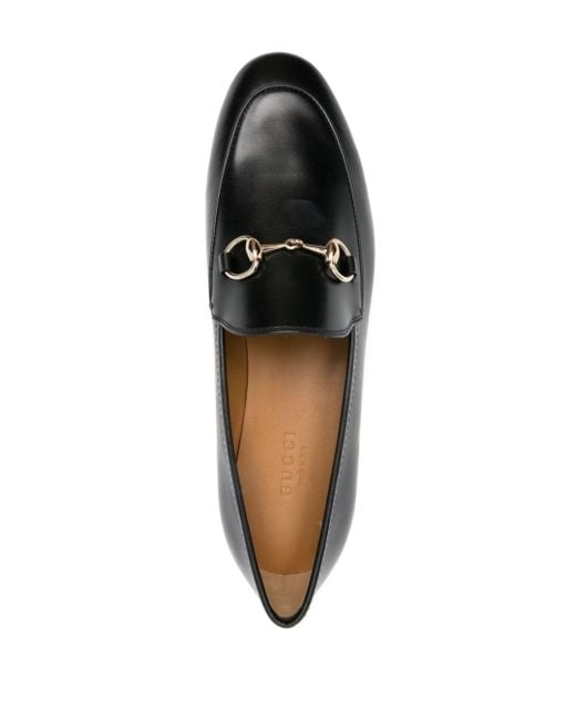 Gucci Black Jordaan Leather Loafers