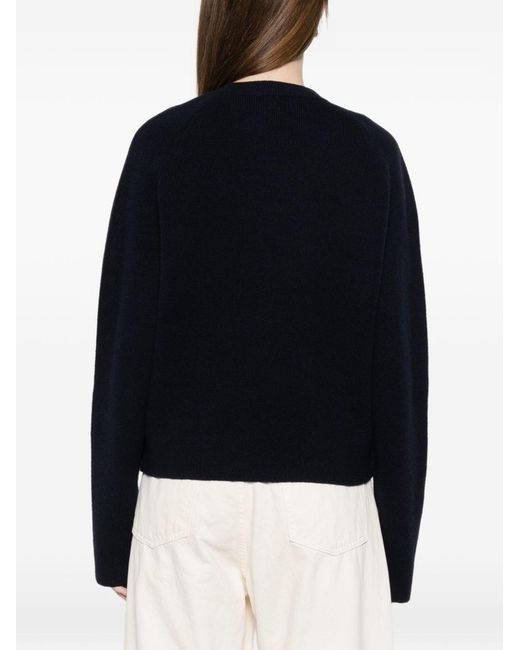 Totême Blue Wool Cardigan