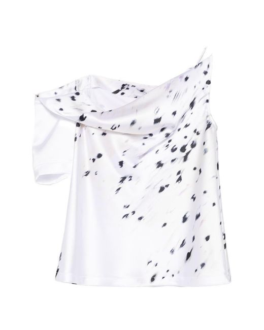 IRO White Venuzia Printed Top