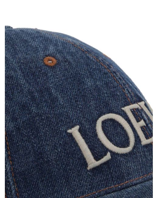 Loewe Blue Denim Baseball Cap