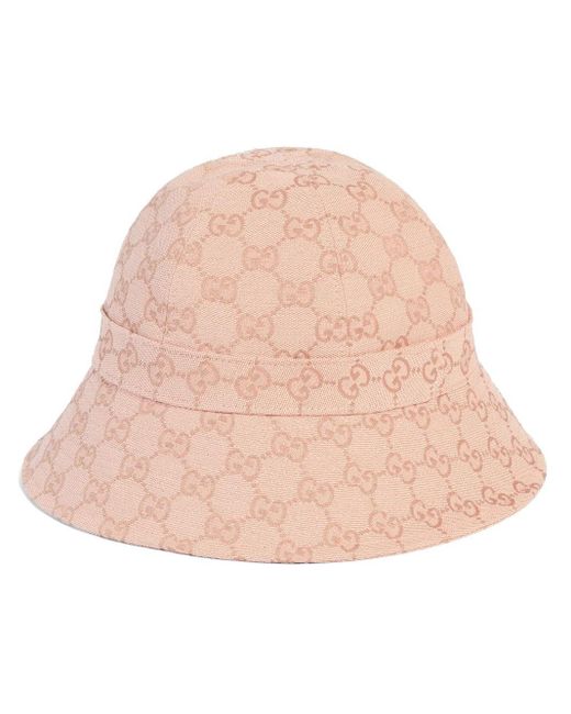 Gucci Pink Gg Bucket Hat