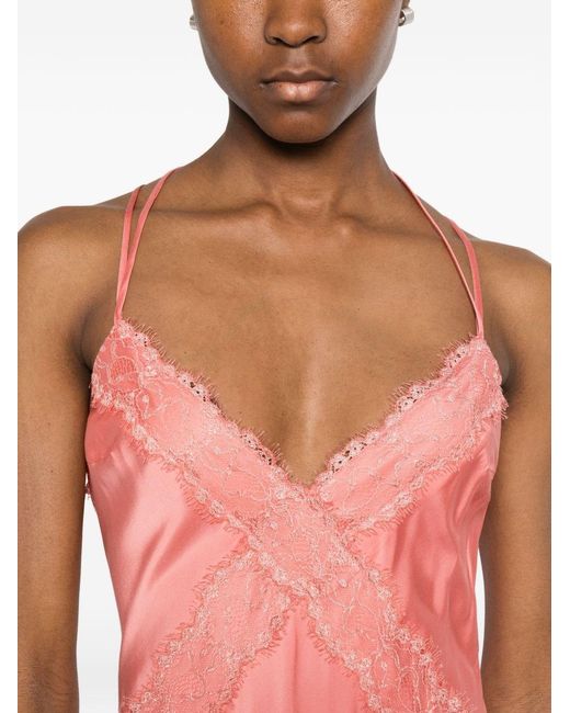 LES FILLES D'EVA Pink Viscose Dress